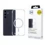 3MK Just20g MagCase Samsung Galaxy S26+ läpinäkyvä MagSafe-takakotelo