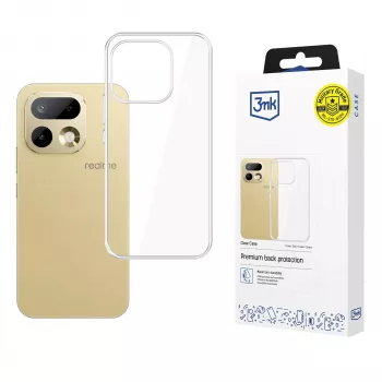 3mk Clear Case Realme 16 Pro 5G -läpinäkyvä TPU-takakotelo Absorber™-teknologialla