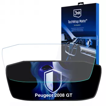 3MK PROTECTION Peugeot 2008 GT TechWrap Matta -suojakalvo mittaristoon