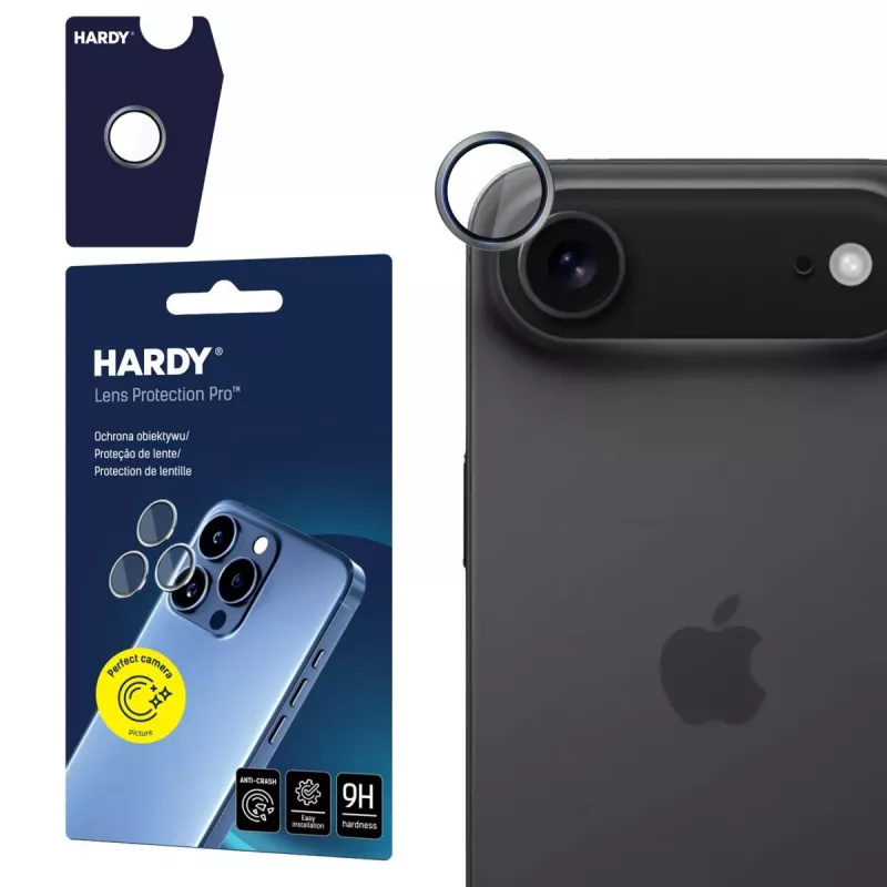3mk HARDYLens Protection Pro Kameran linssinsuoja laitteelle Apple iPhone Air, harmaa (3M008512)