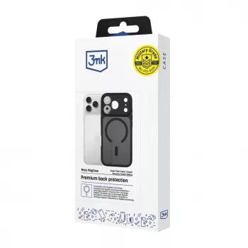 3MK Misty MagCase Apple iPhone 16e / 17e - musta