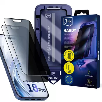 3mk Hardy Privzone 9H näytönsuojakalvo Apple iPhone 18 Pro