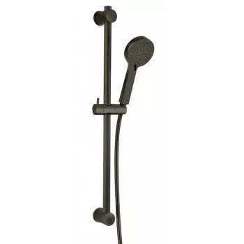 FERRO Rillo 3-säteinen käsisuihkusetti Gun Metal N365GM