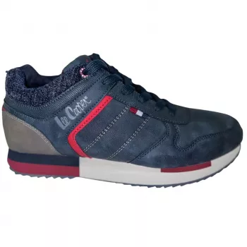 Lee Cooper miesten vapaa-ajan kengät navy punainen LCJ-21-29-0642M