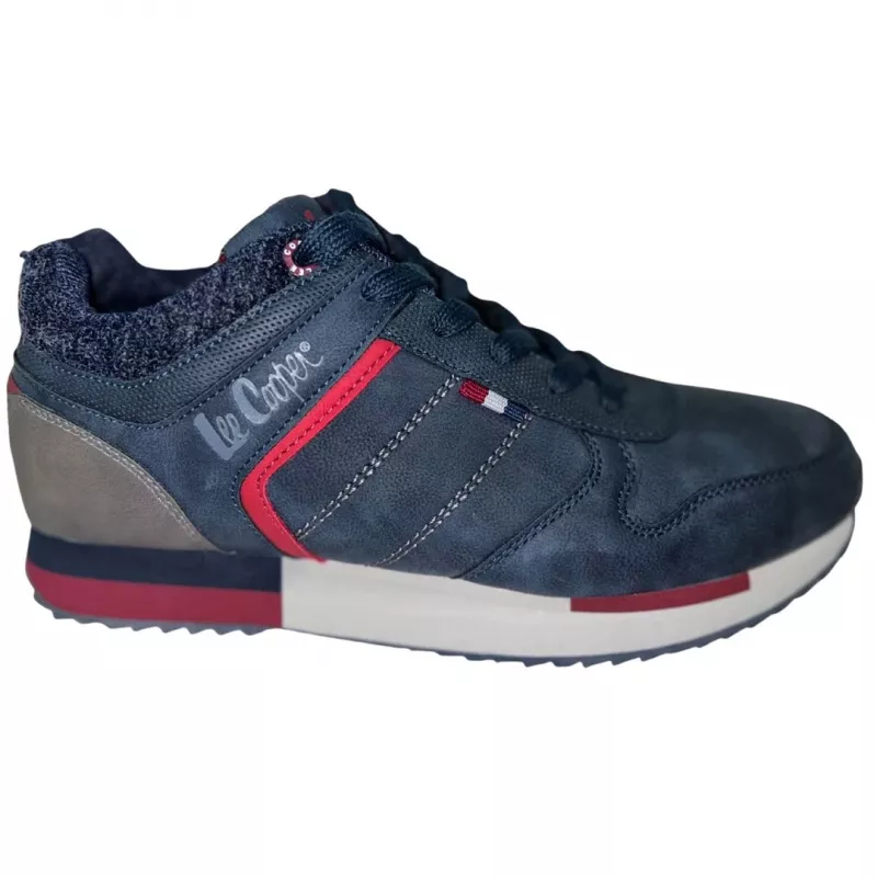 Lee Cooper miesten vapaa-ajan kengät navy punainen LCJ-21-29-0642M