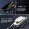 CRONG hybridikello-kotelo karkaistulla lasilla Apple Watch 44 mm - läpinäkyvä