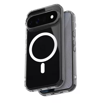 CRONG Hybrid Clear Magnetic MagSafe -kotelo Google Pixel 11 Pro XL - läpinäkyvä