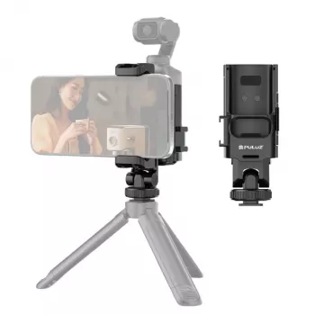PULUZ laajennuskehysteline DJI Osmo Pocket 3 1/4 tuuman kierteellä ja puhelintelineellä (PU726B)