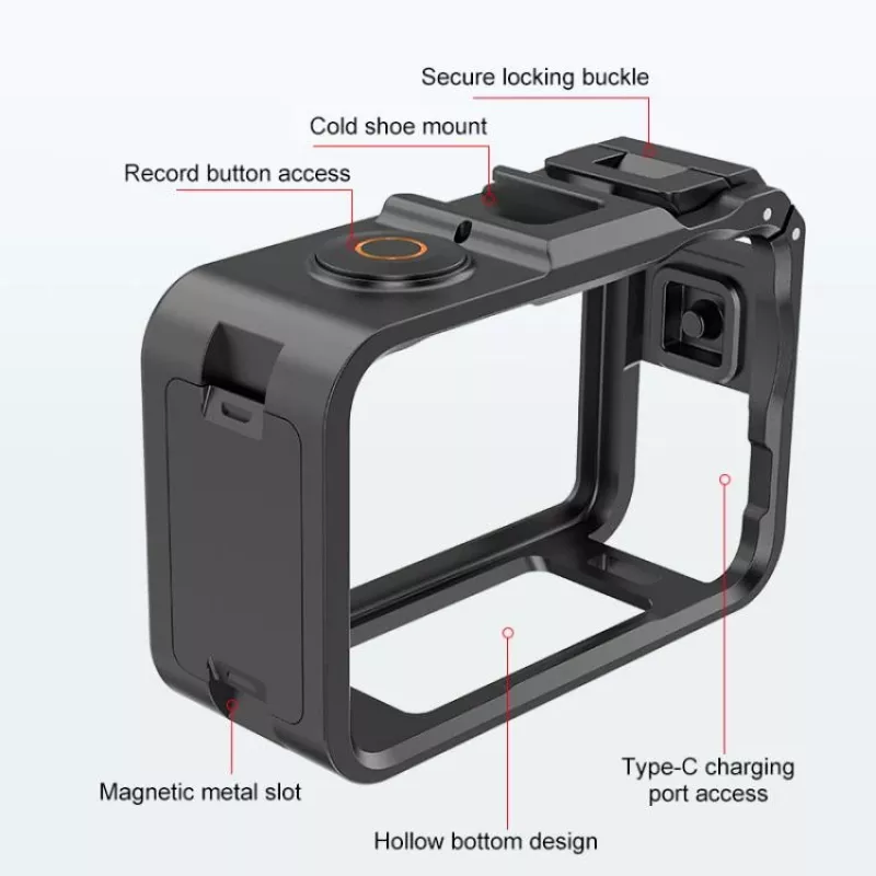 PULUZ kamerahäkki kehysteline DJI Osmo Action 6 - PU1088B