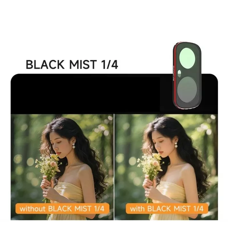 Sunnylife LU-FI232-D Magneettinen Black Mist 1/4 -suodin laitteelle Insta360 Luna Ultra