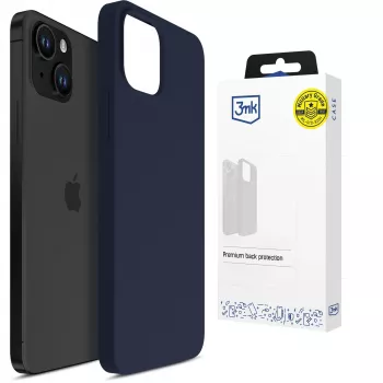 3MK PROTECTION Apple iPhone 15 - 3mk Hardy Mellow -kotelo tummansininen