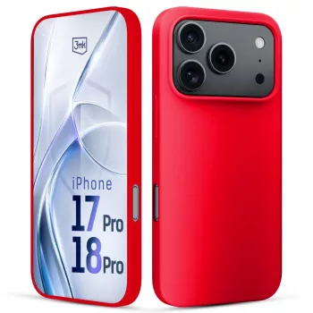 3mk Hardy Mellow -kotelo Apple iPhone 17 Pro / 18 Pro punainen