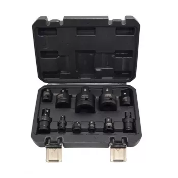 AWTOOLS iskuadapteri & ristinivel-sarja CrMo 11-osainen BLACK LINE