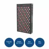 MEDIVON Lumera Plus LED-valohoitopaneeli keholle, punainen ja infrapunavalo, 224 LEDiä, 630–1060 nm, musta