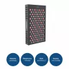 MEDIVON Lumera Plus LED-valohoitopaneeli keholle, punainen ja infrapunavalo, 224 LEDiä, 630–1060 nm, musta