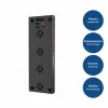 MEDIVON Lumera Max LED-valohoitopaneeli keholle, punainen ja infrapunavalo, 448 LEDiä, 630–1060 nm, musta