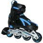 Outrace Volt Blue inline-luistimet säädettävä EU 40-43 musta/sininen