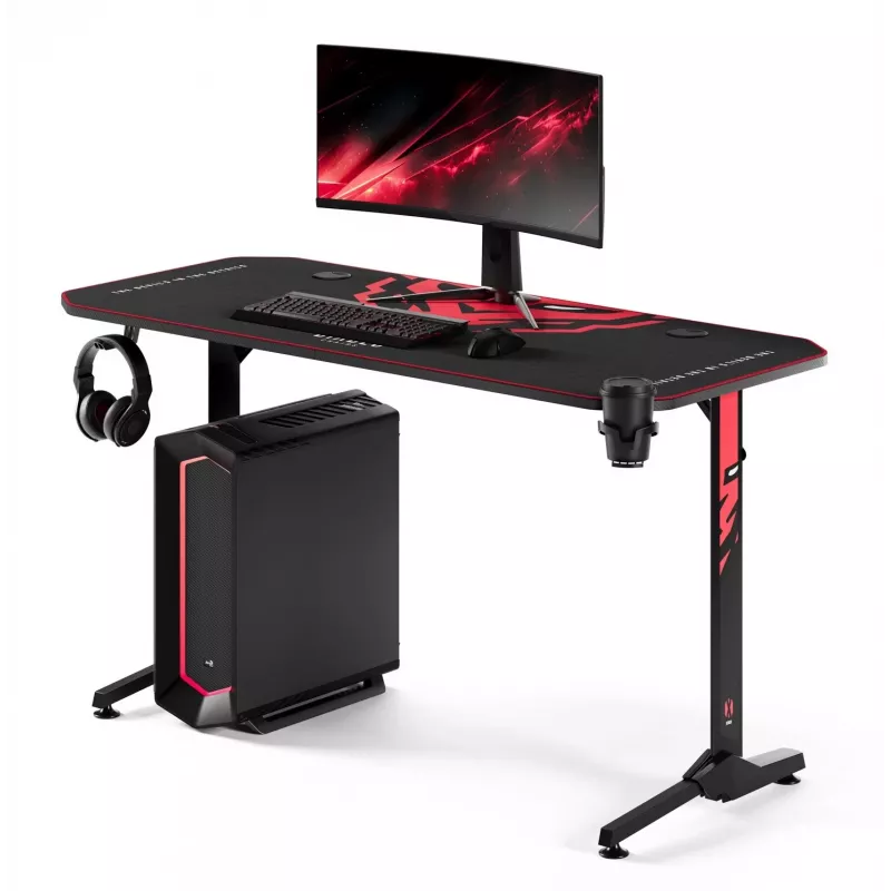 Diablo X-Mate 1400 pelipöytä 140 cm x 60 cm musta