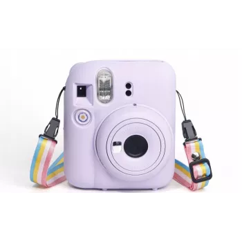 LOVEINSTANT silikonisuojakotelo Fujifilm Instax Mini 12 – violetti