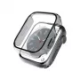 Crong Hybrid Watch Case karkaistulla lasilla Apple Watch 40mm - läpinäkyvä