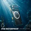 Crong Seal Cover vedenpitävä kotelo IP68 iPhone 16 Pro (musta)