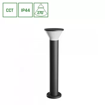 Ulkoseinävalaisin 6W GU10 450lm IP44 CCT valittava harmaa