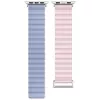 Beline Magnetic Pro Apple Watch ranneke 38/40/41mm pinkki/Sierra Blue