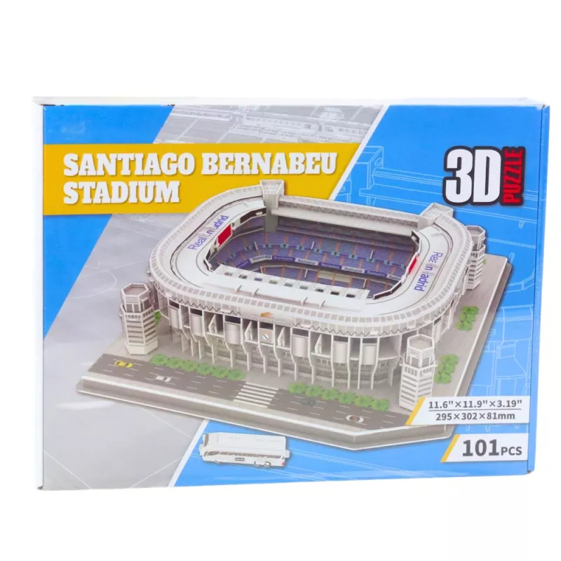 LEAN TOYS 3D-palapeli Santiago Bernabeu jalkapallostadion Real Madrid 101 palaa