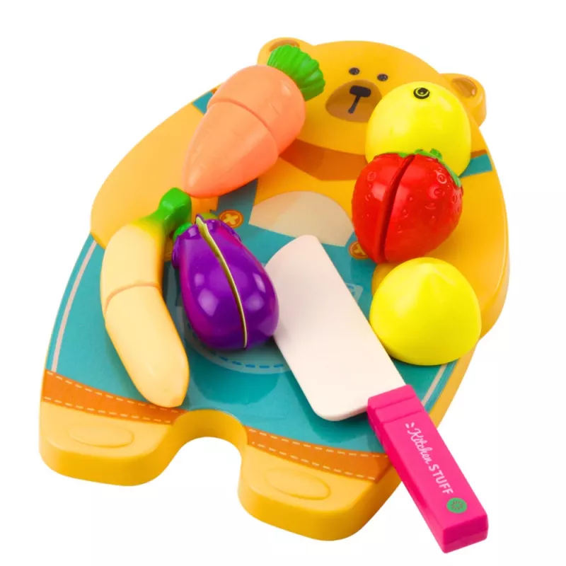 LEAN TOYS hedelmien ja vihannesten leikkuulauta veitsisarja oppimislelu lapsille