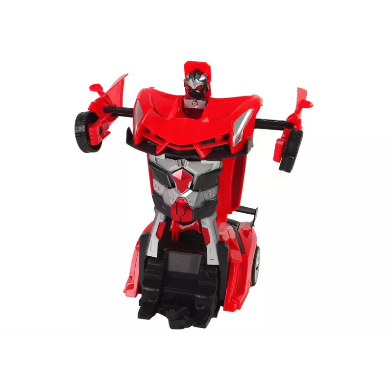 LEAN TOYS auto-robotti 2-in-1 kauko-ohjattava RC-ajoneuvo punainen