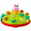 LEAN TOYS arcadepeli porkkanoiden vasarointi pomppivalla jäniksellä