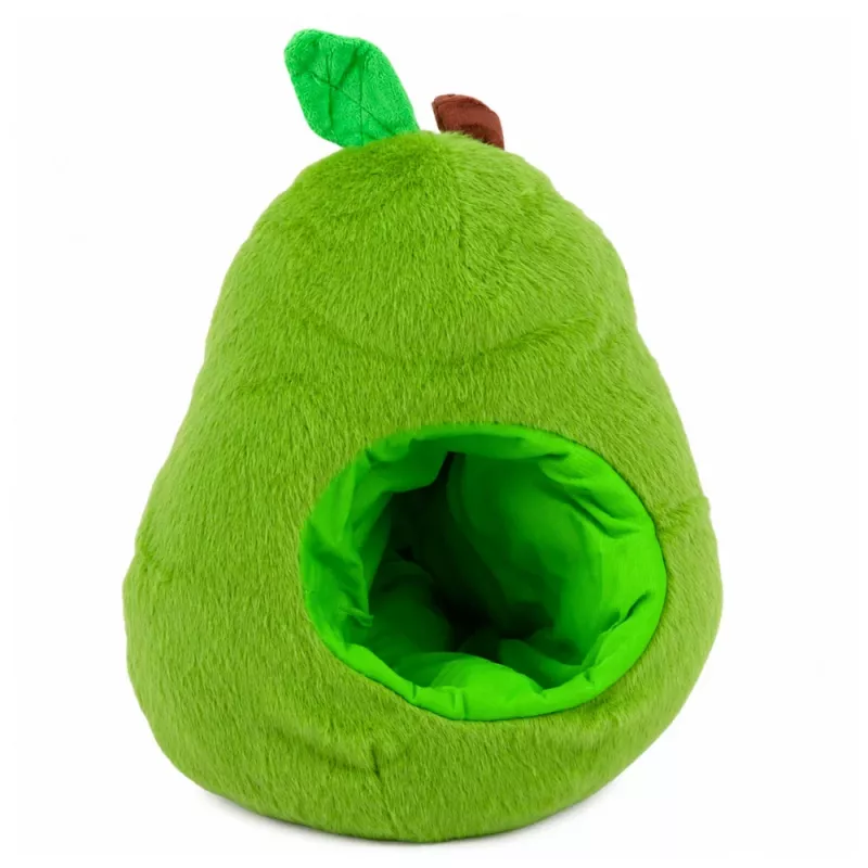 LEAN TOYS vihreä avokado kapybaralla 2-in-1 käännettävä pehmolelu 35 cm