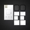 Tech-Protect Glass Flex+ näytönsuojakalvo Apple Watch 42mm (2 kpl:n pakkaus, musta)