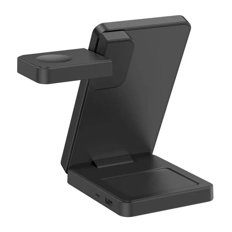 TECH-PROTECT A56 3-in-1 magneettinen MagSafe-langaton laturi 25W Qi2.2 musta