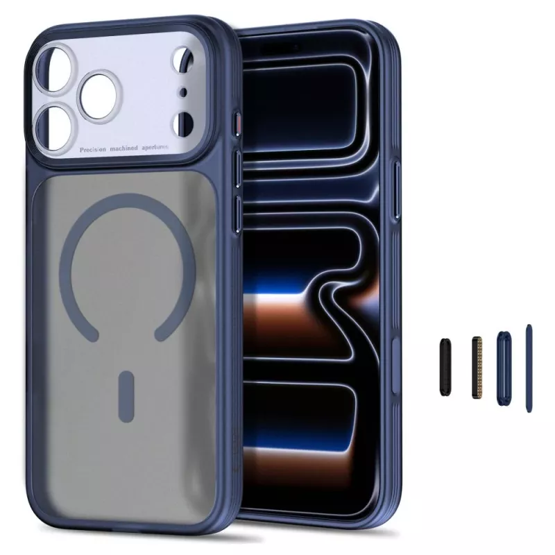 TECH-PROTECT MagPrime MagSafe-kuori iPhone 17 Pro Max / 18 Pro Max – matta tummansininen
