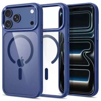 Tech-Protect Magmat MagSafe Clear kuori iPhone 17 Pro Max / 18 Pro Max - Deep Blue