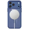 Tech-Protect Magmat MagSafe Clear kuori iPhone 17 Pro Max / 18 Pro Max - Deep Blue
