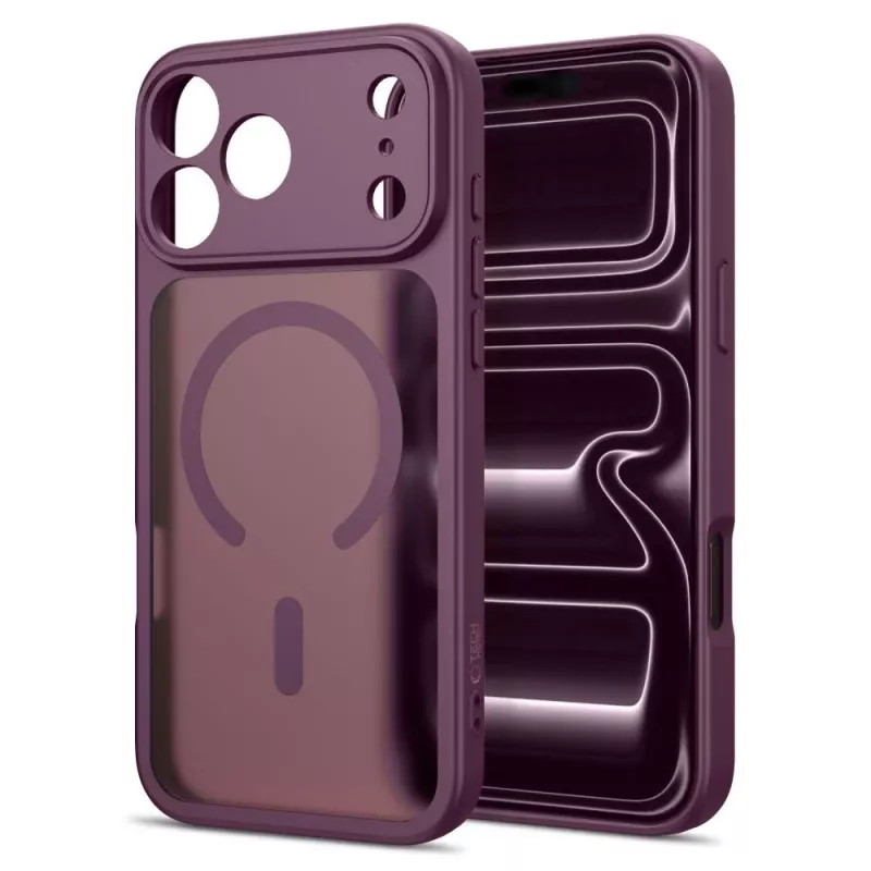 Tech-Protect Basicmag Magsafe iPhone 17 Pro Max / 18 Pro Max matta tummakirsikka