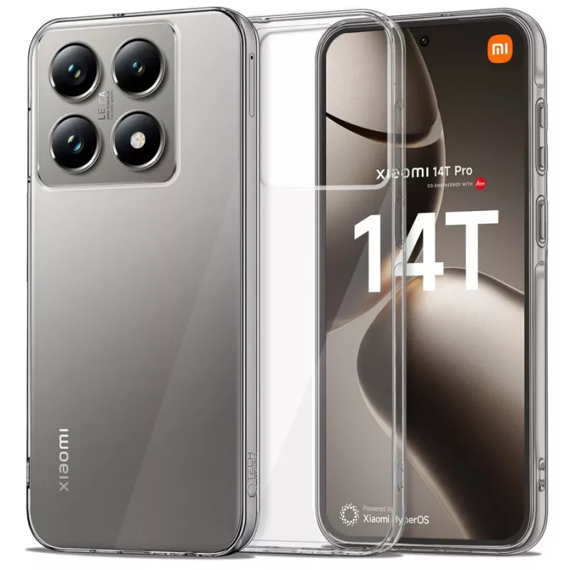 Tech-Protect Flexair Hybrid kuori Xiaomi 14T - läpinäkyvä