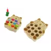 LEAN TOYS puinen onkipeli 2 onkivavalla kissanpentu