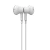 Beline USB-C in-ear-kuulokkeet mikrofonilla ja kaukosäätimellä, valkoinen
