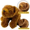 LEAN TOYS pehmolelu ruskea karhu pehmolelu 28cm
