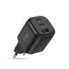 TECH-PROTECT NCA100W-GaN 3-porttinen GaN-virtalähde 100W PD 3.2 / QC3.0 musta