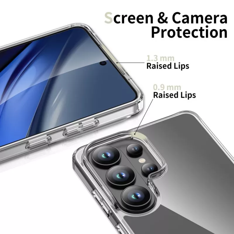 TECH-PROTECT FlexAir hybridikotelo Samsung Galaxy S26 Ultra - läpinäkyvä