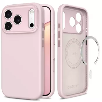 Tech-Protect Uniq MagSafe Clear -kotelo iPhone 17 Pro / 18 Pro, Soft Pink