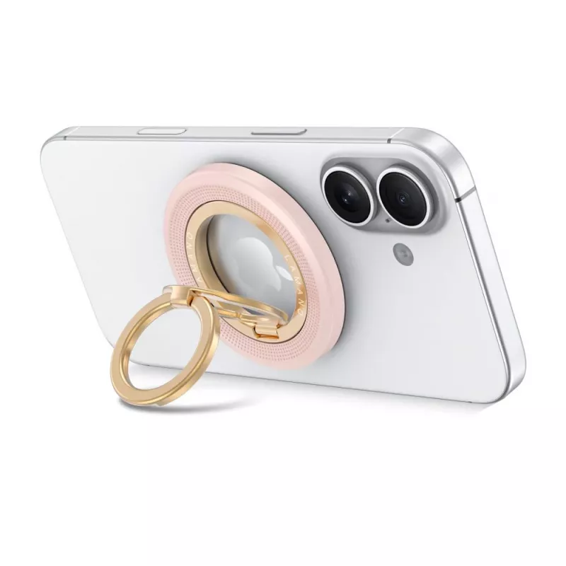 TECH-PROTECT MMR700 Lamano magneettinen MagSafe -puhelinrengas, pinkki/kulta