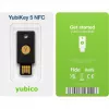 YubiKey 5 NFC -tietoturva-avain 2 kpl:n pakkaus (musta/kulta, USB-A & NFC)