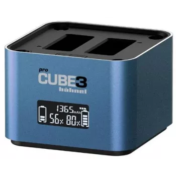 Hähnel ProCube 3 Twin -laturi Panasonic-kameroille (1000 577.4)