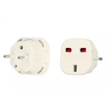 iLike UK/EU-laturisovitin valkoinen - kompakti 10,5W USB-seinälaturi, EU-pistoke, 2,1A, ylikuormitussuoja