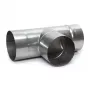 Sinkitty teräs savupiippuvedon T-liitin 107mm x 160mm 90°